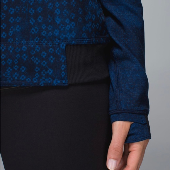 Lululemon H'Om Run Jacket, Blue/Black - Picture 8 of 8